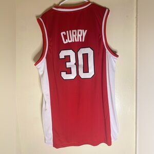 Steph Curry college custom embroidered jersey basketball